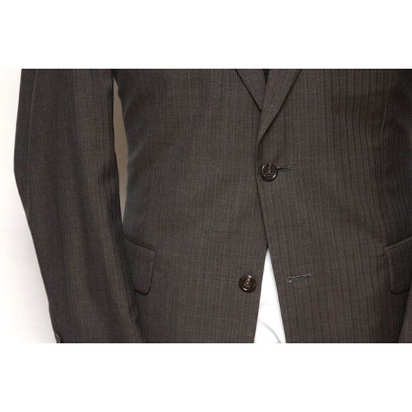Jos A Bank Mens Suit 2 Piece Set Size 41L Jacket Blazer Pants Wool D040222 - Picture 10 of 16